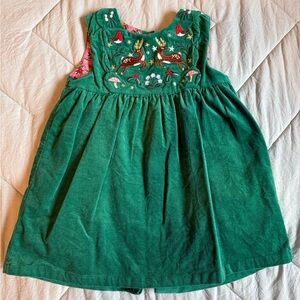 Baby Boden velvet dress 2/3